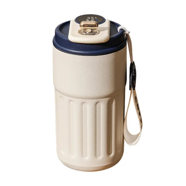 Garrafa Térmica Inteligente – Aço Inoxidável 450ml, Ecrã LED de Temperatura Garrafa Térmica Inteligente – Aço Inoxidável 450ml, Ecrã LED de Temperatura